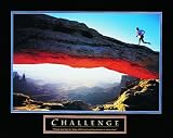 (8x10) Challenge Runner Motivational Poster Print