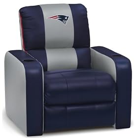 DreamSeat New England Patriots NFL Leather Recliner