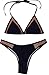 Generic womens Triangle mesh sexy split bikini swimsuit