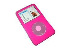 PINK Silicone Skin Case Cover for Apple iPod Classic 80GB, 120GB + ( 160GB launched Sept 09 ) + Screen Protector