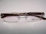 Tag Heuer - TAG Heuer TH8101 Col.004 khaki-Strip Rimless Frame 50mm Eyeglasses