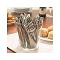 Disposable Re-Useable Silver finish Plastic Cutlery -36 Forks 36 Knives 36 Spoons -Would You Believe It's Plastic!!
