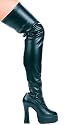 SALE Thrill Black Stretch PU Size: 6