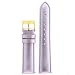 Watch Band Lavender Metallic Genuine Leather 16mm