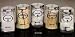 Sundry Jars, Set of 5, Glass with Metal Lids