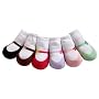 Jazzy Toes Baby Socks: Mary Janes - Girls