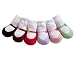 JazzyToes Baby Socks Mary Janes - Girls, 12-24 Months