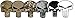 Nomad Typhon Flat Dark Earth Raid White Punisher Sticker Decal (Raid 1.5