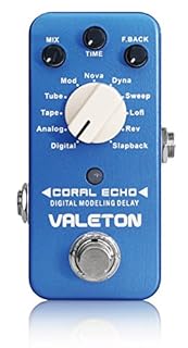 VALETON CORAL ECHO 11種類のディレイをミニサイズに凝縮！ ヴェイルトン コーラルエコー 国内正規品