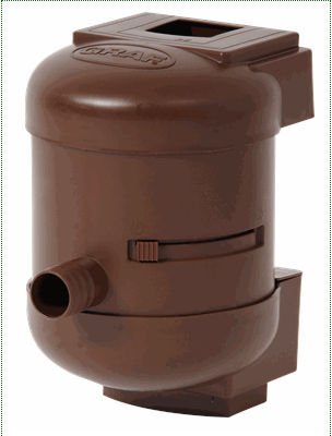 Quattro Twist Downspout Filter - Brown