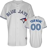 Toronto Blue Jays Majestic -Personalized With Your Name- Home White Authentic Jersey