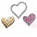 Two Tone Cutie Love Heart Pendant