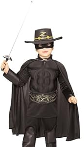 Kids Halloween NEW Boy Zorro Childrens Costume Boys Medium (5-7 years)