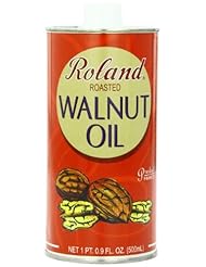 Roland Roasted Walnut Oil, 16.9-Ounce Canisters (Pack of 3)