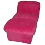 Fun Furnishings  Cloud Chair & Ottoman, Hot Pink Fun Fur