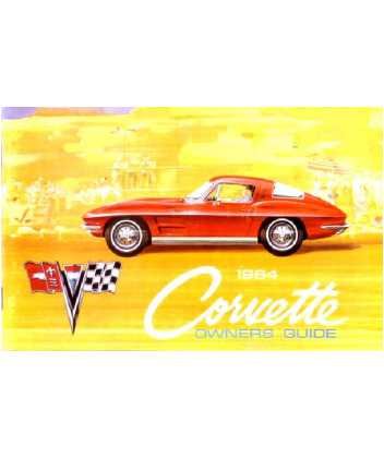 1964 CHEVROLET CORVETTE Owners Manual User Guide
