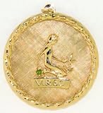 Virgo, 14K Gold Charm