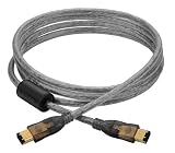 Adesso A005B-006H 6-Feet Accell Gold Series FireWire 6-Pin/6-Pin Device Cable