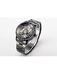 IK Mechanical Watch Mens Automatic Movement Skeleton Brand Watch - High Quality Dress Casual Wrist Watch Women