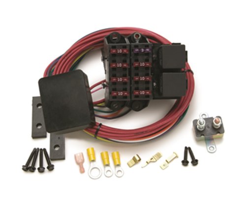 Painless Performance 70217 Cirkit Boss Weather Sealed Auxiliary Fuse Block, 7 Ignition-Hot Circuits