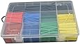 URBEST&reg; 530 Pcs 2:1 Heat Shrink Tubing Tube Sleeving Wrap Cable Wire 5 Color 8 Size