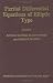 Partial Differential Equations of Elliptic Type (Symposia Mathematica)