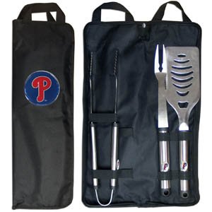 Philadelphia Phillies Grill BBQ Set w/Bag