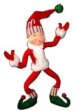 Annalee 14-Inch Red Candystripe Elf
