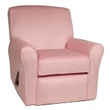 Suede Glider Recliner- Pink