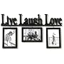 New View Live Laugh Love Frame