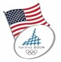 Torino 2006 Winter Olympics American Flag Pin