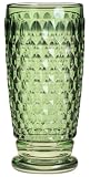 Villeroy & Boch Boston Green Crystal Highball Glasses, Set of 4