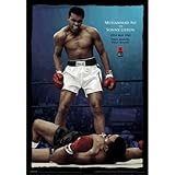 IMAGE OF (19x27) Muhammad Ali (vs Sonny Liston, Color) 3-D Sports Poster Lenticular Print