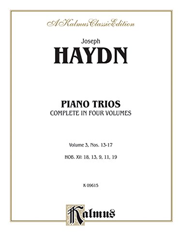 Trios for Violin, Cello and Piano, Vol 3: Nos. 13-17 (Kalmus Edition)