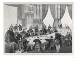 Berlin Conference Bismarck Presides Over a Diplomatic Conference to Discuss Events in Africa Art Giclee Poster Print, 24x18
