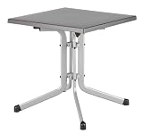 MWH - Moebel Ideen Klapptisch 70x70cm, gerade Kante weiss