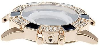 2 cm Diamante Alloy Round Replacement Dial (Assorted Colors) , White