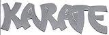 Karate Word Laser Cut
