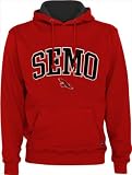 Southeast Missouri State Indians Red Tackle Twill Hooded Sweatshirt