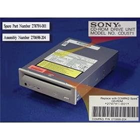Compaq 16X CD-Rom Drive Int Slot IDE Proliant 1600 3000 1200 7000 6000 6500 5500 Prosignia 200 PII - Refurbished - 278791-001