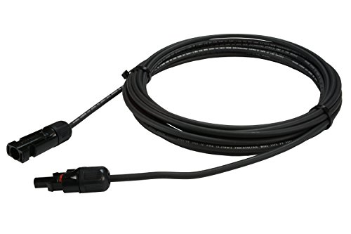 TEMCo 10 Pairs 25 ft MC4 Solar Panel Extension Connector Male Female 10