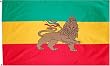 Ethiopia National Country Flag - 3 foot by 5 foot Polyester (New) -old with LION