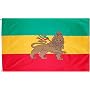 Ethiopia (Judah Lion) National Country Flag - 3 foot by 5 foot Polyester (New)