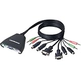 Belkin 2PORT KVM W/ CABLES & AUDIO ( F1DL102P )