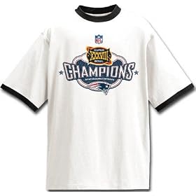 New England Patriots Super Bowl XXXVIII Champions Official Locker Room T-Shirt