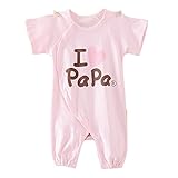 【SEBLES】ベビー服 カバーオール 新生児 3ヶ月 6ヶ月 12ヶ月 半袖 半ズボン 前開き プリント ママ パパ ラウンドネック 春 夏 コットン(タイプG,66cm)