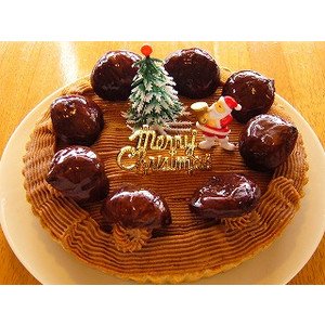 【クリスマスケーキ】モンブランタルトアレルギー対応：卵・乳製品不使用
