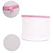 CoZroom Deluxe Wash Bag Set System – 4 Laundry Wash Bags and 3 Bra Wash Bags, for Delicate Clothes with Zipper Protector-Color White