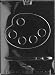PALETTE AND BRUSH; BRUSH Jobs Candy Mold Chocolate