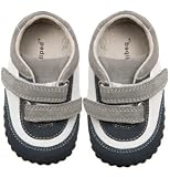 Pediped Originals * Demetri -- Navy/ Gray Athletic * Soft Leather-Soled Shoes! Large (US size: 5.5 -6 / 18-24 months / EU Size 21)